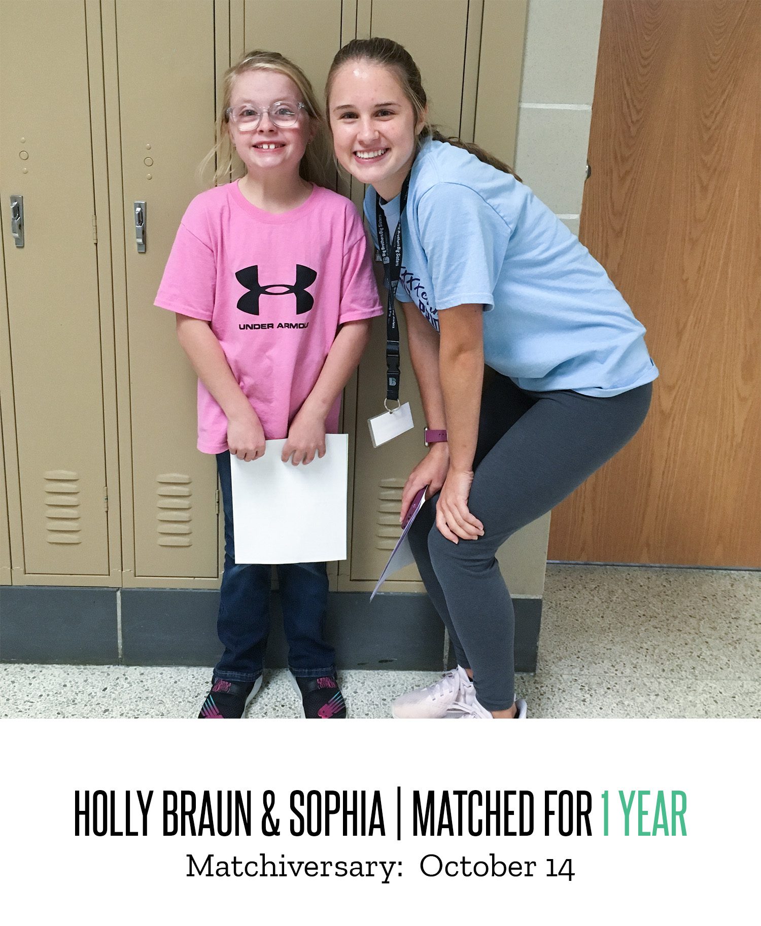 Holly Braun & Sophia 1 Year Matchaversary