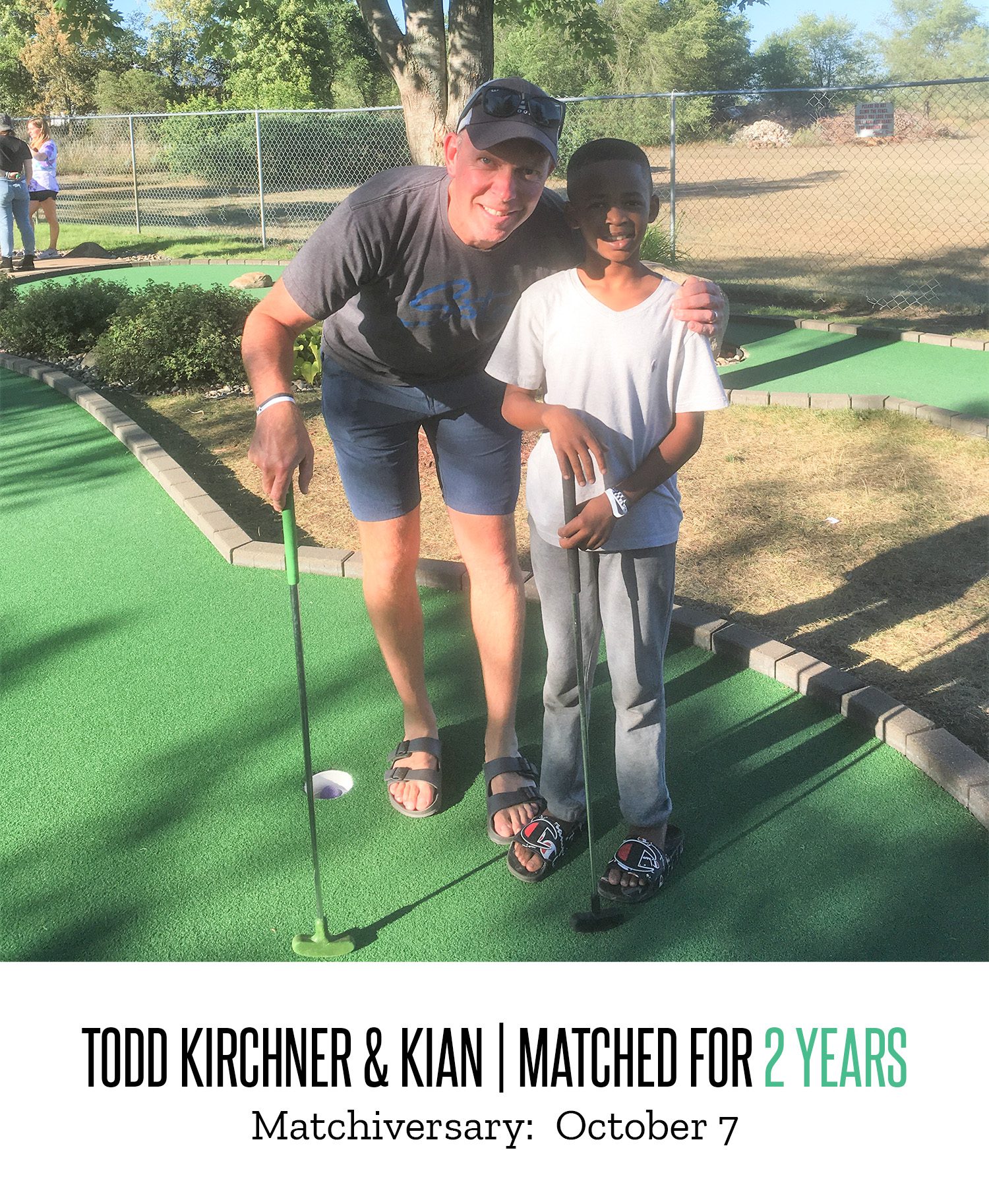 Todd Kirchner and Kian Two Year Matchaversary
