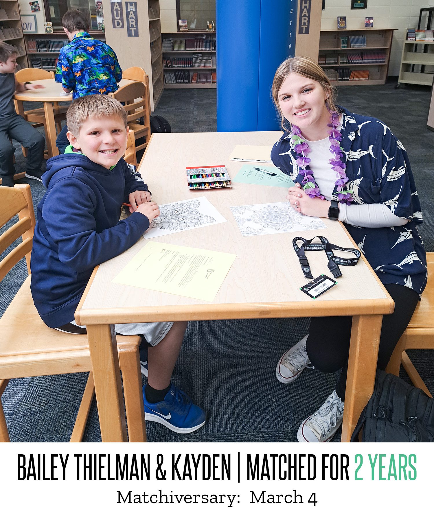 Bailey and Kayden 2 Year Matchiversary