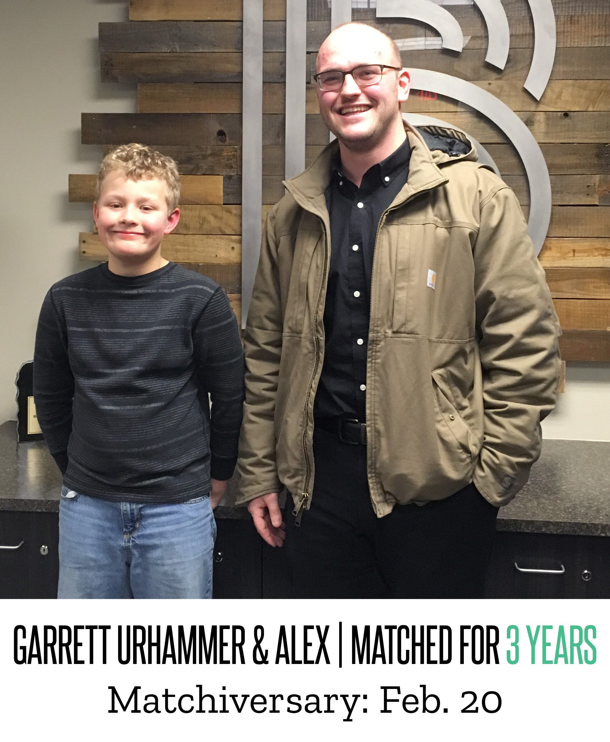 Garrett & Alex 3 Year Matchiversary