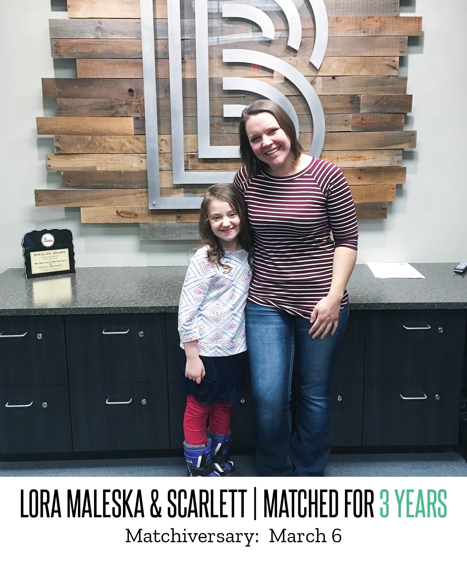 Lora and Scarlett 3 Year Matchiversary