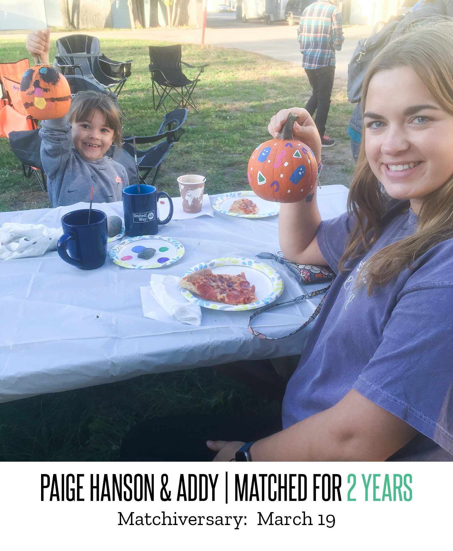 Paige and Addy 2 Year Matchiversary