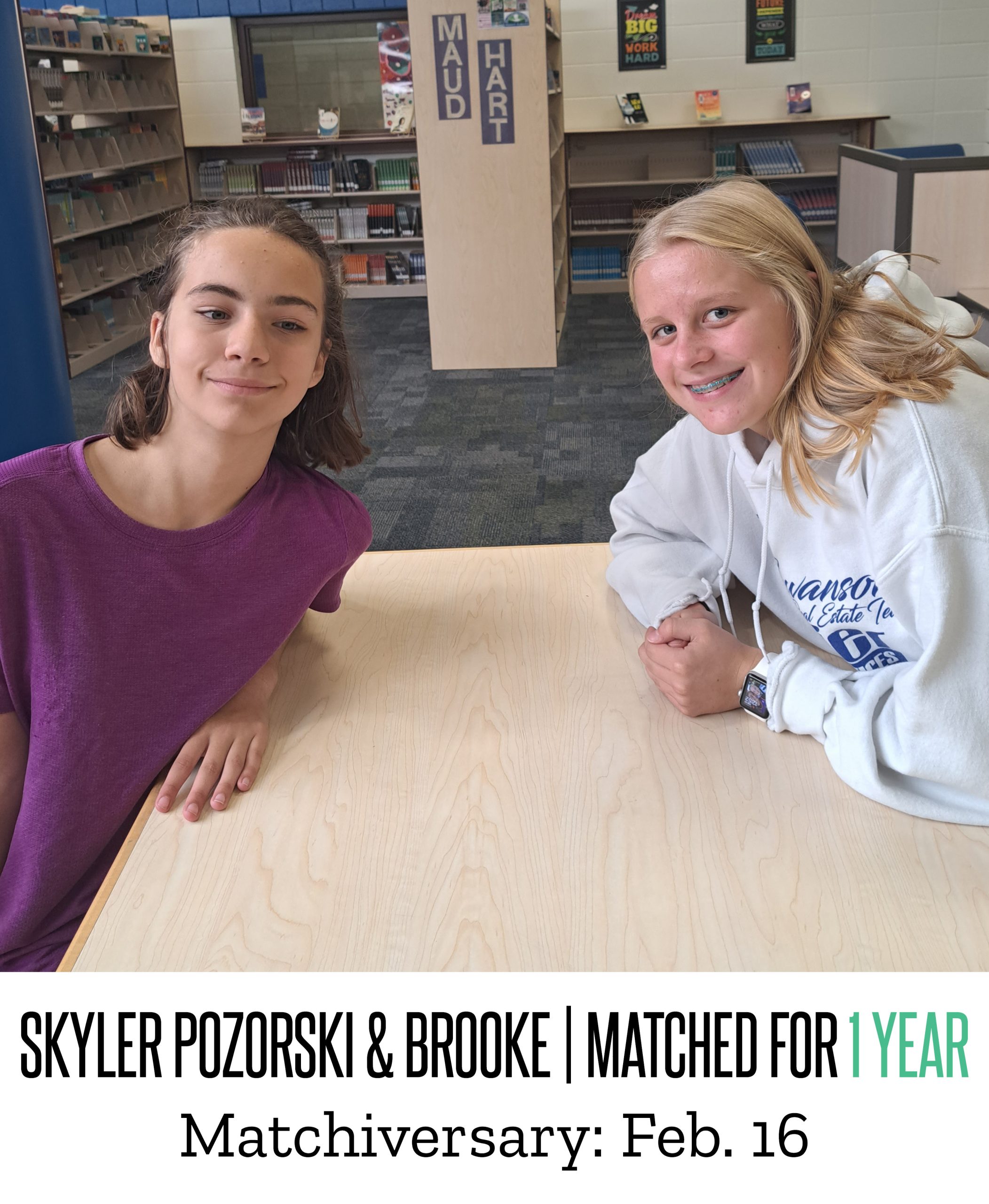 Skyler & Brooke 1 Year Matchiversary